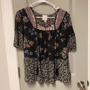 Short sleeve blouse